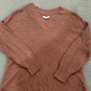 American Eagle Outfitters V-Neck Sweater - Brown